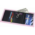thumbnail image 2 of Rfid Wallet Camouflage Wallet Nylon Trifold Wallets For Men,mini Trifold Coin Purse With Zipper For Kids (pink) Pink -, 2 of 4