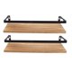 thumbnail image 1 of Estante De Almacenamiento Flotante, 2 Uds., Estante Montado En La Pared, Estilo Simple, 1 of 7