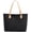 Black, variant on CoCoMangos Tote Bags with Zip for Women Ladies Waterproof Shoulder Tote Bag Large Capacity Casual Handbag for Commute Travel