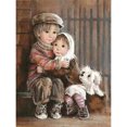 thumbnail image 2 of Cuadros Decorativos 5D Diamond Painting Farmland Cute Kid DIY Imagen redonda Decoración para el hogar (ASZ126) DQrwqpou Nuevos Originales, 2 of 9