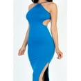 thumbnail image 4 of Backless Maxi Dress with Thigh Split and Tie Detail, 4 of 10