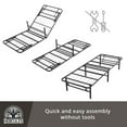 thumbnail image 4 of Open Box Hercules Folding Metal Bed Frame, 14 Inch Mattress Foundation, Queen, 4 of 10