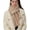 Khaki, variant on Elegant Stripe Scarf for Women Pashmina Shawls and Wraps Vintage Fall Winter Long Scarf Cozy Cardigan Cape Soft Warm Wraps