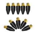 thumbnail image 2 of Punta De Goma / Latón Para Pistolas De Aire Comprimido 1/8 Pulgada NPT Macho - (paquete De 20 Piezas) Sunnimix Punta de latón de goma, 2 of 8