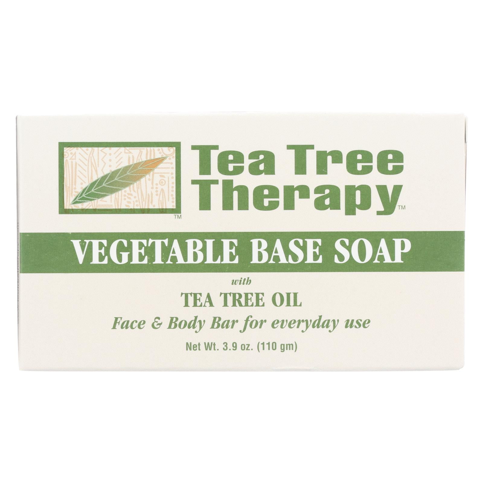 Tea Tree Therapy Vegetable Base Soap with Tea Tree Oil 3.9 oz