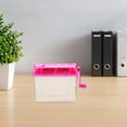 thumbnail image 4 of LABSERRON 2Pcs Hand Crank Paper Shredder for Home Use Portable Desktop Manual Shredder, 4 of 8