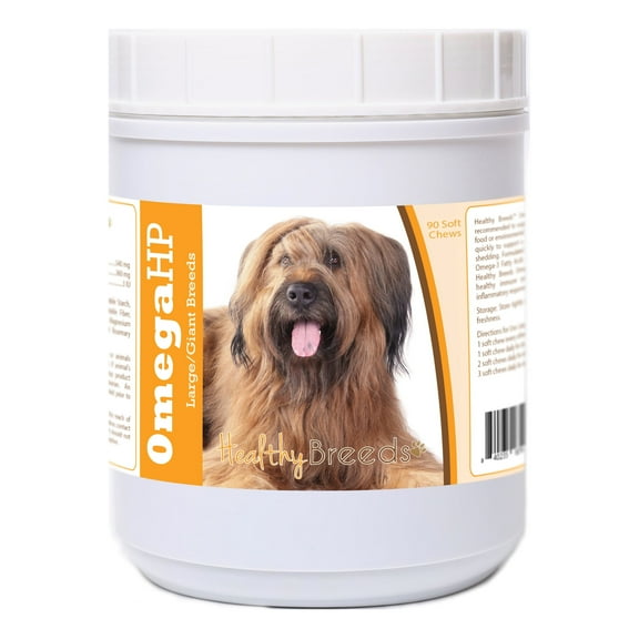 Healthy Breeds Briard Omega HP Fatty Acid Skin and Coat Support Soft Chews