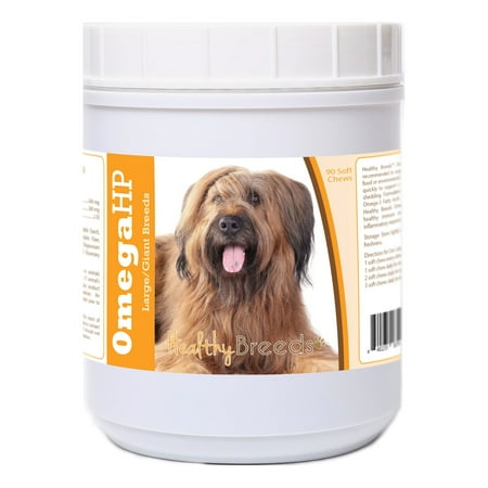 UPC: 0840235187912 | Healthy Breeds Briard Omega HP Fatty Acid Skin and Coat Support Soft Chews