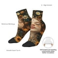thumbnail image 6 of Rocae Whimsical Flower Crown Maiden for Premium Adult Socks,Comfortable, Breathable, and Durable Socks, Perfect for Everyday Wear, 6 of 7