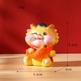 thumbnail image 3 of Tongina Chinese New Year Dragon Figurine Animals Sculpture Car Dashboard Decoration Desktop Collection Wealth Ornament for Restaurant C, 3 of 8