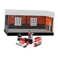 thumbnail image 3 of Vitrina para maquetas de coches,Vitrina de estacionamiento a escala 1/64 Modelo de coche,Escena de taller de reparación de automóviles en el estacionamiento con figuras,Vitrina de ruedas, 3 of 9