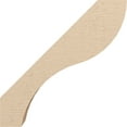 thumbnail image 3 of Ekena Millwork 5"W x 18"D x 18"H Geneva Rough Cedar Woodgrain TimberThane Knee Brace, Primed, 3 of 6
