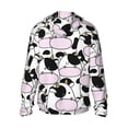 thumbnail image 3 of Gaeub Cute Animal with Cow Men's and Women's UPF 50+ Long-Sleeved Sun Protection Clothing, Fishing Shirt Long Sleeve Zip - XX-Large, 3 of 9