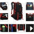 thumbnail image 4 of 50L Lightweight Hiking Backpack for Men and Women, Water-Resistant Outdoor Camping Backpack with Breathable Back Support, 45+5 Liter Capacity for Travel and Trekking, 4 of 8