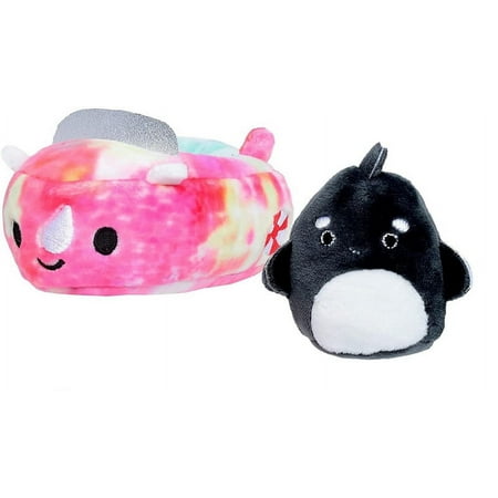 Squishville by Squishmallows Official Kellytoy Plush Squishy Soft Mini Kai The Orca in Boat price history on PriceWatchPro