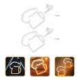 thumbnail image 2 of Shisuyan neon sign light Beer Signs LED Neon Lights Plastic White Night Light for Home 2pcs, 2 of 9