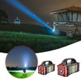 thumbnail image 3 of BotaniNest High Power Solar Rechargeable Function Portable Hand With USB Charging Light Modes For Outdoor Camping Emergency And Night Exploration, 3 of 6