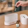 thumbnail image 3 of Difusor de aceite esencial con luz nocturna de llama, humidificador atomizador de aromaterapia silencioso de 180 ml, difusor de aceite esencial con interruptor de seguridad automático Brillar Hogar, 3 of 5