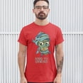 thumbnail image 3 of Tee Hunt Need to Unwind T-shirt Funny Halloween Zombie Trick-or-Treat Men's Tee, Red, X-Large, 3 of 5