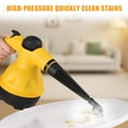 thumbnail image 3 of Multi Purpose Pressurized Handheld Steam Cleaner Hard  Steam Cleaner for Curtains Car Seats Floor Window Cleaning, 3 of 7