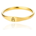thumbnail image 1 of Fiudx Anillo con Inicial, Joyería Personalizable de 26 Letras, Banda Apilable de Acero Inoxidable, Personalizable con Nombres, Regalo Significativo para Seres Queridos, Perfecto para Cualquier Ocasió, 1 of 2