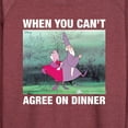 thumbnail image 3 of Disney - The Sword And The Stone - Merlyn & Mim Can't Agree on Dinner - Women's Lightweight French Terry Long Sleeve Shirt, 3 of 5