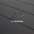 thumbnail image 2 of Ulax Furniture Outdoor All-Weather Aluminum Round 45" Coffee Table, 2 of 7