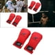 thumbnail image 5 of Guantes Sanda de boxeo premium con palma de cuero, guantes de karate para fitness, gimnasio, hombres y mujeres. Rojo, 5 of 8
