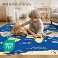 thumbnail image 4 of ODIKA Large Map Is Shores Whales Sailboats Stars Playroom for Queen Size Bedroom, Under Bed, Master , Foldable Easy Care, 4 of 7