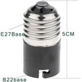 thumbnail image 5 of Adaptador de bombilla FINELED E27 a B22, convertidor de casquillo de bombilla de bayoneta E27 Edison a B22 (paquete de 3), 5 of 5
