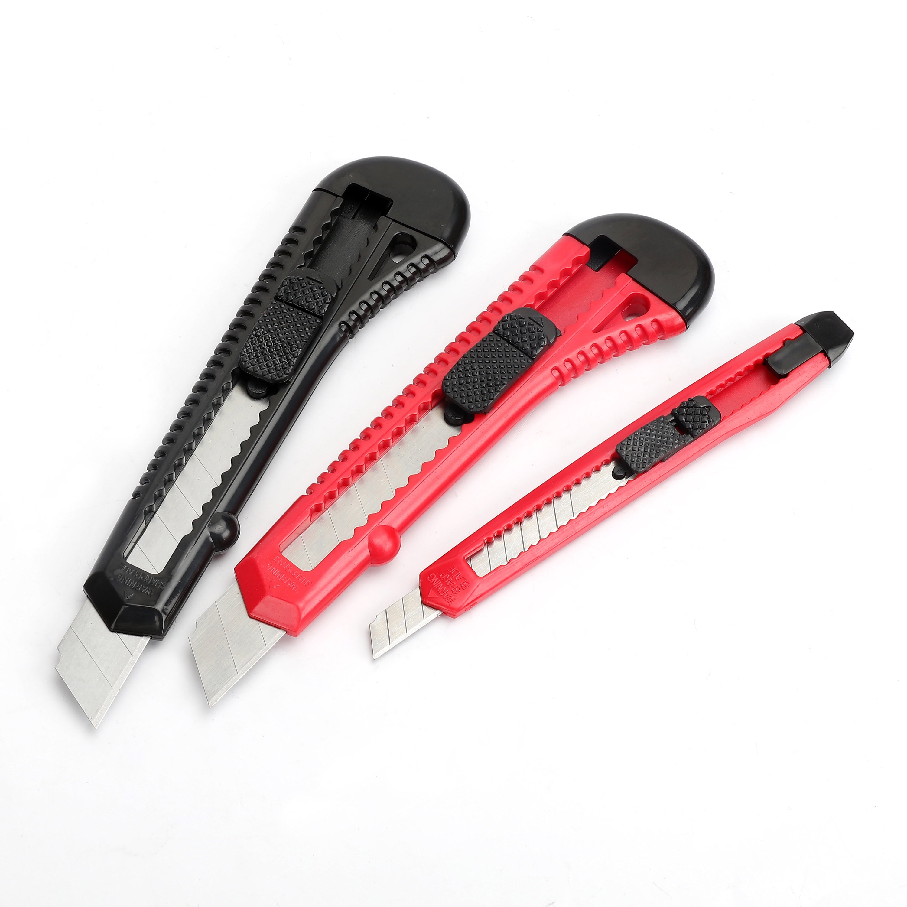 Hyper Tough Snapoff Utility Knife Set, 3 Piece