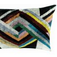 thumbnail image 3 of Icarus Silk Velvet Ikat Pillow, 16" X 24" Case Only, 3 of 5