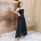 thumbnail image 3 of Elegante conjunto de 2 piezas de verano 2023, vestido de tirantes, abrigo, bufanda, moda de dos vías, traje de hermana real para mujer, 3 of 5