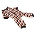 thumbnail image 3 of Striped Dog Pajamas, Machine Washable Stretchy Dog Clothes Jumpsuit  For Daily For Home XS,S,M,L,XL, 3 of 8