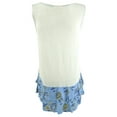 thumbnail image 2 of STYLE & COMPANY Womens White Floral Sleeveless V Neck Tank Top Size: S, 2 of 2