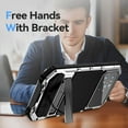 thumbnail image 3 of For iPhone 15 Pro Case Heavy Duty Protection With Built in Lens Screen Protector Rugged Stand 360 Full Body Military Grade Metal Bumper Phone Cases Men  15 Pro 6.1(Silver, 15 Pro Case 6.1 2023), 3 of 13