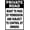 Warning Sign 3, variant on Private Road Speed Limit 5 MPH Drive Slowly Sign 8"x12" - Metal Tin Speed Limit Slow Safety Caution for Residential Road, School Zone, Home Driveway, Indoor Outdoor