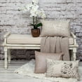 thumbnail image 5 of Parkland Collection Stella 12x20" Woven Cotton Fabric Throw Pillow in Beige, 5 of 5