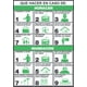 thumbnail image 1 of Señal de seguridad: "Que hacer en caso de huracanes e inundaciones", verde y negro. Plástico estireno calibre 40, interior y exterior, 32 x 25 cm. Señalamiento, Cartel, Letrero cuadrado, Señalización., 1 of 5