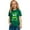 Dark Green, variant on YUEHUA Toddler 100 Day of School Short Sleeve Shirt for Boys Kid Grils, My Happy 100th Day of School T Shirt