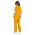 thumbnail image 4 of Hearthz Athletic Scrub Set for Women Nurse Uniform Jogger Suit Stretch Top & Pants Woman Scrubs Set, 4 of 8
