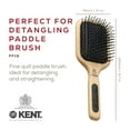 thumbnail image 2 of Kent PF18 Medium Cushion Paddle Brush - Detangling for Fine, Long, Thick and Curly Hair, Scalp Massager and Growth Stimulator, Wet or Dry Use. Made in England, 2 of 6