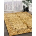 thumbnail image 3 of Ahgly Company Machine Washable Indoor Rectangle Abstract Sedona Brown Area Rugs, 7' x 9', 3 of 7