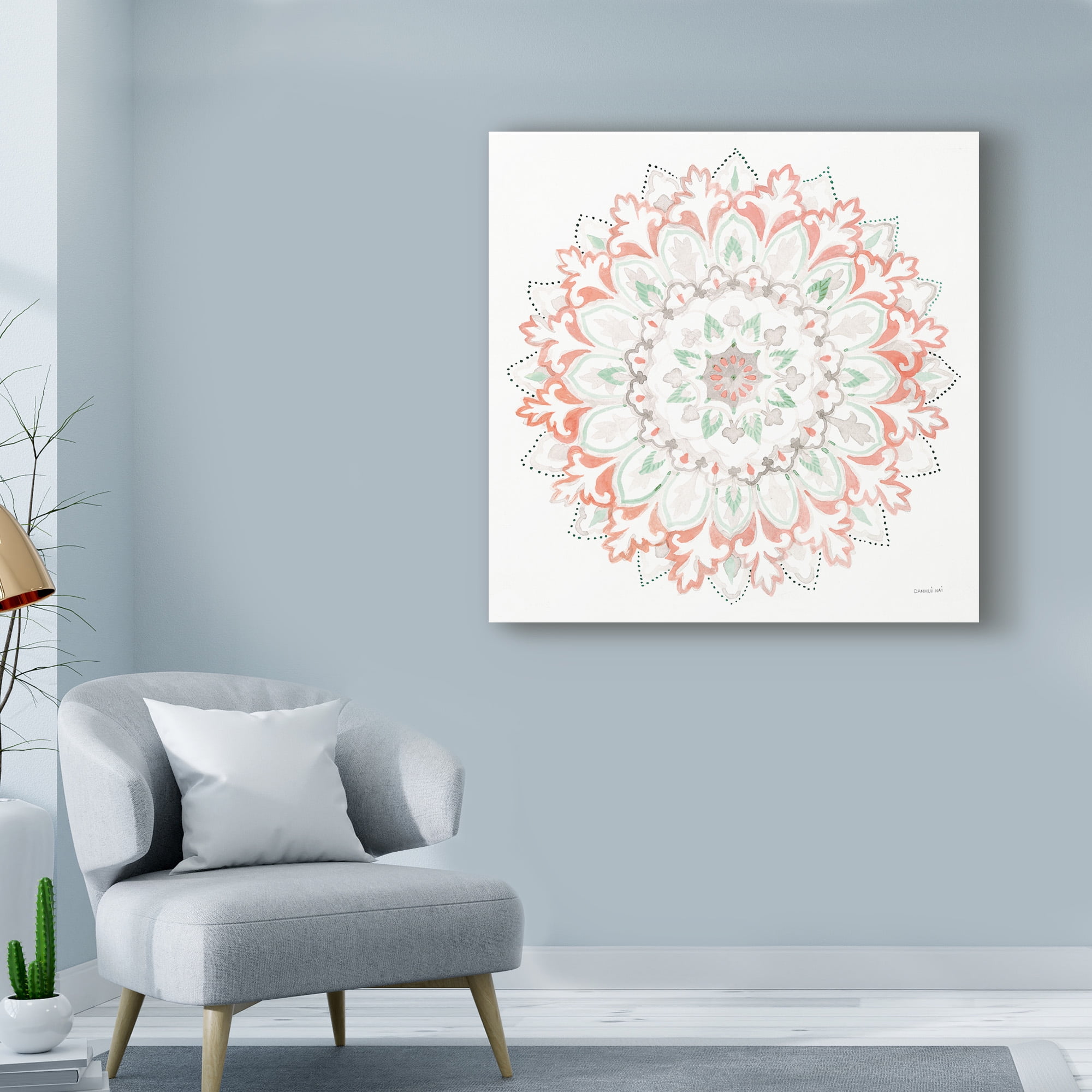 Trademark Fine Art 'Mandala Delight II' Canvas Art by Danhui Nai