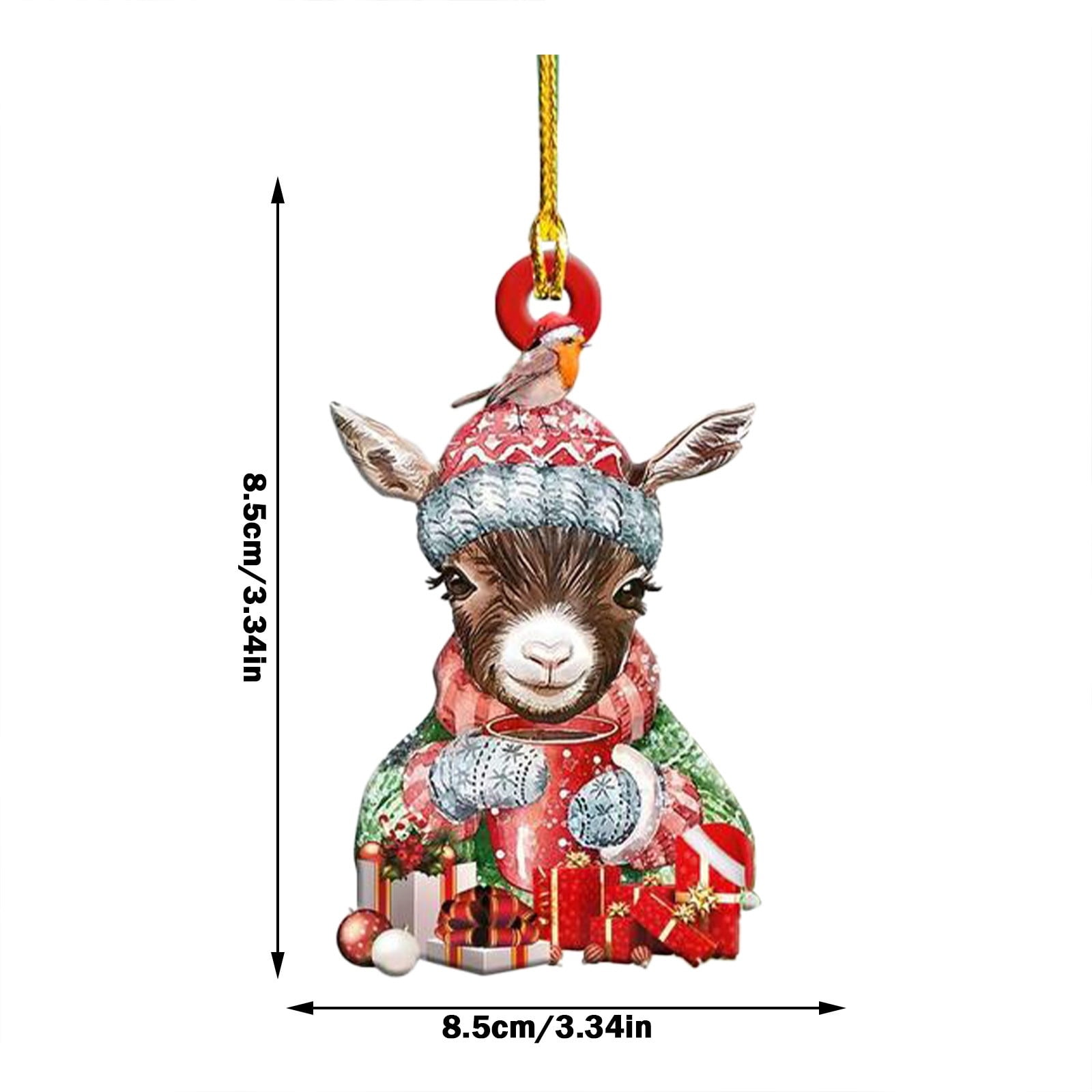 Naughtyhood Christmas Sale Christmas Animals Pendant Christmas Outdoor