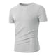 thumbnail image 2 of pstuiky Camisas casuales de manga corta para hombre, Sudadera con capucha de manga larga, color liso, con media cremallera, cuello alto, forro polar grueso, estilo cálido para hombre l, 2 of 9