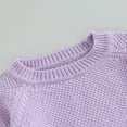 thumbnail image 4 of Baby Girl Boy Knit Pullover Sweater Fall Winter Warm Sweatshirt Tops with Pocket, 4 of 6