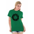 thumbnail image 3 of Celestial Sun Symbolic Spirit Animal Women's Graphic T Shirt Tees Brisco Brands X, 3 of 6