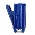 thumbnail image 4 of iFLY Odyssey 20" Hardside Carry-on Luggage with Front Opening Pocket, Navy, 4 of 11