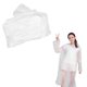 thumbnail image 2 of 10pcs Impermeable portátil Poncho de lluvia Impermeable al aire libre Impermeable Impermeable al aire libre Suministros de viaje para la lluvia para adultos (Blanco), 2 of 6